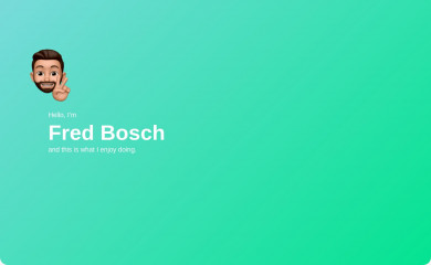 fredbosch.com screenshot