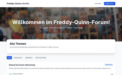 freddy-quinn-archiv.at screenshot