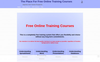 free-online-training-courses.com screenshot