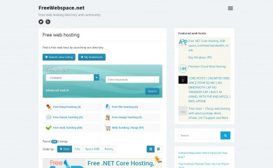 freewebspace.net screenshot