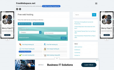 freewebspace.net screenshot
