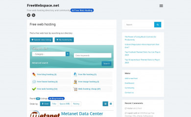freewebspace.net screenshot