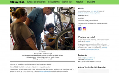 freewheelbikes.org screenshot