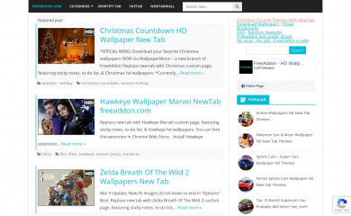 freeaddon.com screenshot
