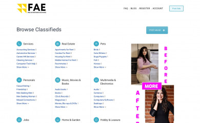 freeadvertisingexchange.com screenshot