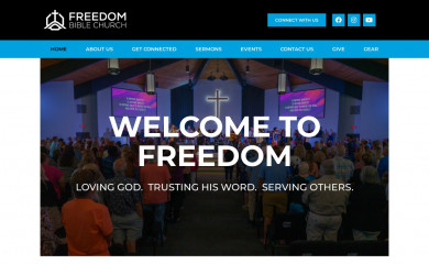 freedombiblechurch.com screenshot