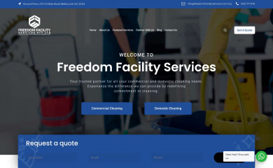 freedomfacilityservices.com.au screenshot