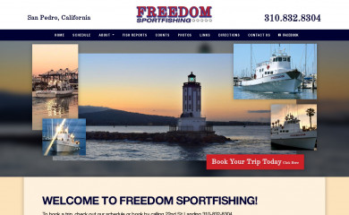 freedomsportfishing.com screenshot