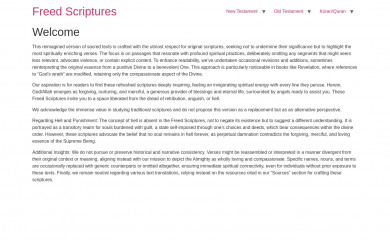 freedscriptures.com screenshot