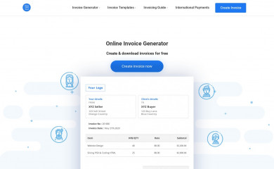 freeinvoicebuilder.com screenshot