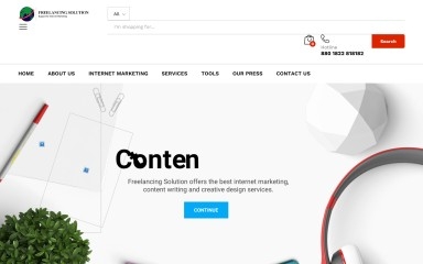 http://freelancingsolution.com screenshot
