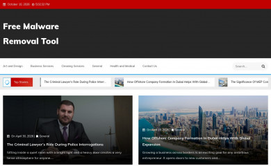 freemalwareremovaltool.com screenshot