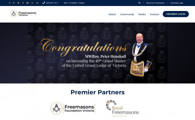freemasonsvic.net.au screenshot