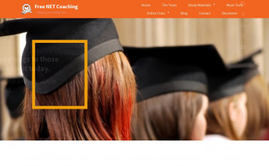 freenetcoaching.co.in screenshot