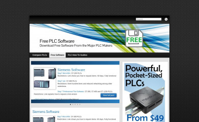 freeplcsoftware.com screenshot