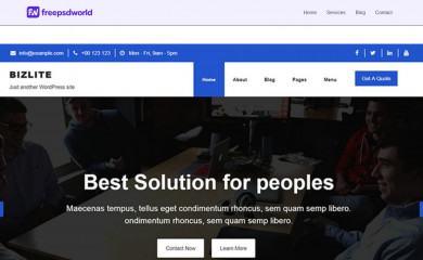 https://freepsdworld.com/bizlite-free-wordpress-theme/ screenshot