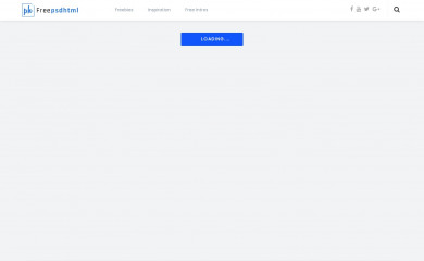 freepsdhtml.com screenshot