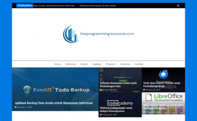 freeprogrammingresources.com screenshot