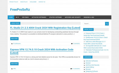 freeprosoftz.com screenshot