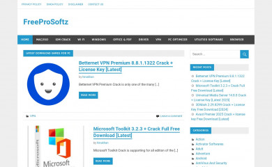 freeprosoftz.com screenshot
