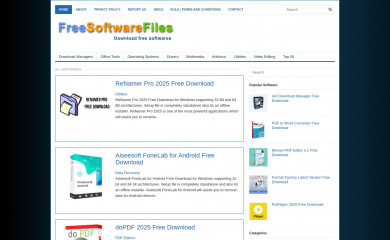 freesoftwarefiles.com screenshot