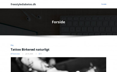 freestylediabetes.dk screenshot
