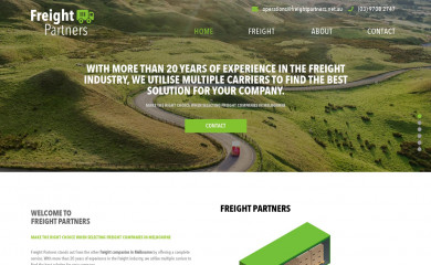 freightpartners.com.au screenshot