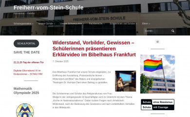 freiherr-vom-stein.de screenshot