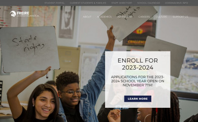 freirewilmington.org screenshot