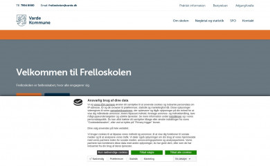 frelloskolen.dk screenshot