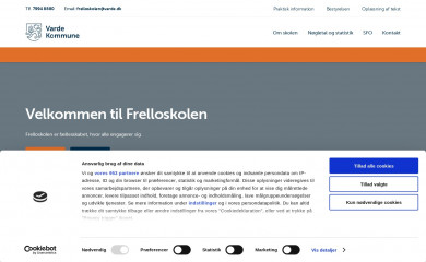 frelloskolen.dk screenshot
