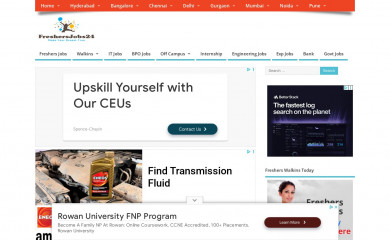 freshersjobs24.com screenshot