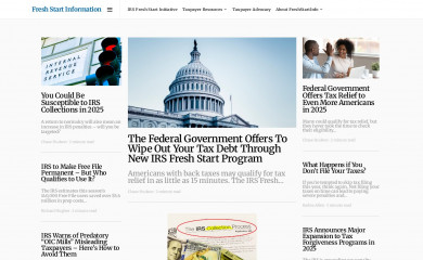 freshstartinfo.org screenshot