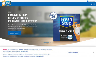 freshstep.com screenshot