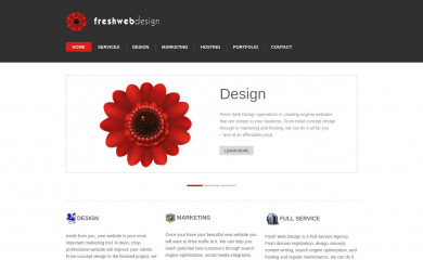 freshwebdesign.ca screenshot