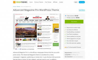 Advanced Magazine screenshot