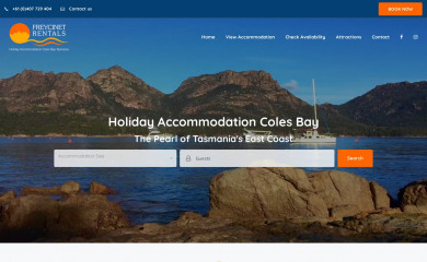 freycinetrentals.com screenshot