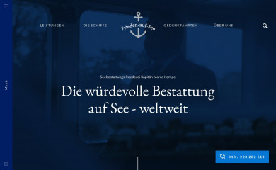 frieden-auf-see.de screenshot