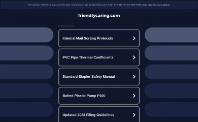 friendlycaring.com screenshot