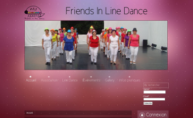 friendsinlinedance.fr screenshot