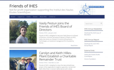 friendsofihes.org screenshot