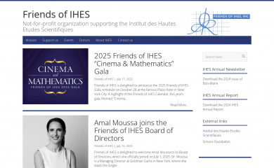 friendsofihes.org screenshot