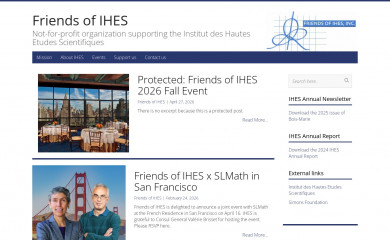 friendsofihes.org screenshot