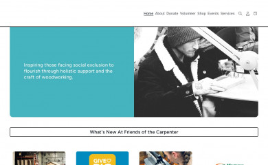 friendsofthecarpenter.org screenshot
