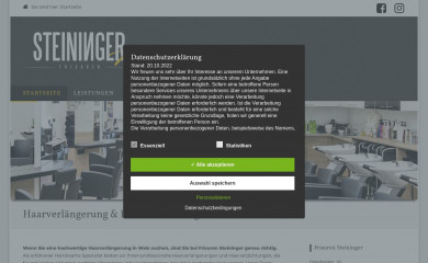frisuren-steininger.at screenshot