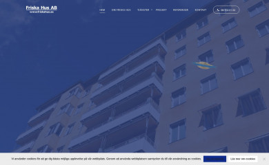 friskahus.se screenshot
