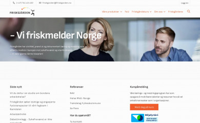 friskgarden.no screenshot