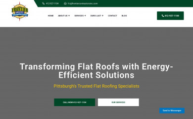 frontiercontractorsinc.com screenshot