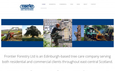 frontierforestry.co.uk screenshot