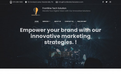 frontlinetechsolution.com screenshot